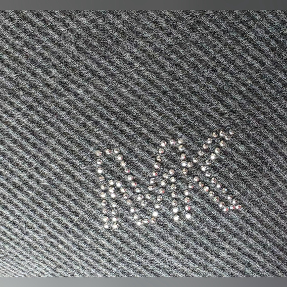 Michael Michael Kors Gray Rhinestone Sweater - Picture 2 of 7